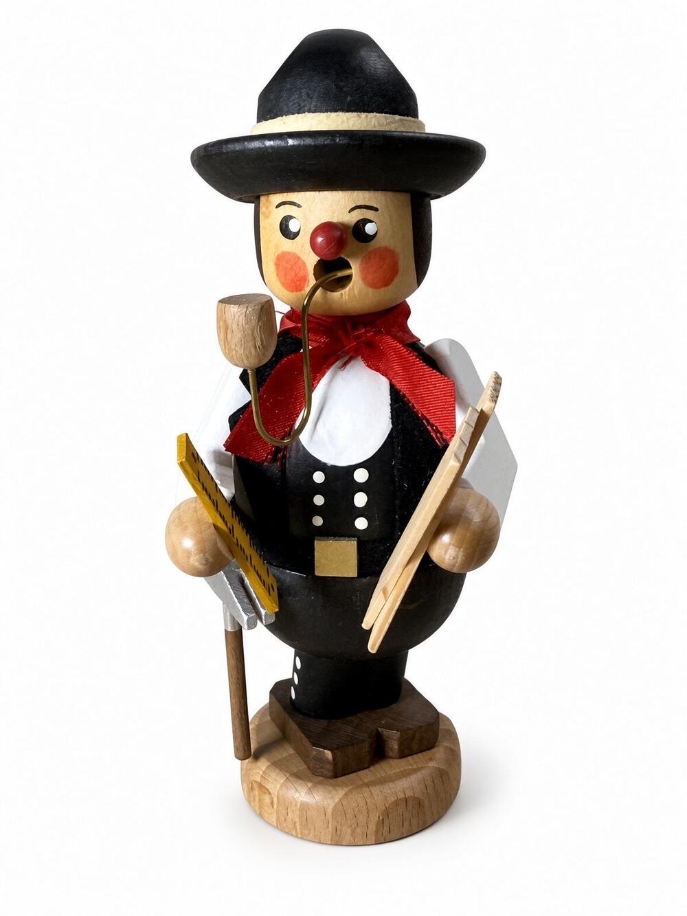 Kaden Straco German Incense Smoker Figurine Erzgebirge Carpenter Boxed